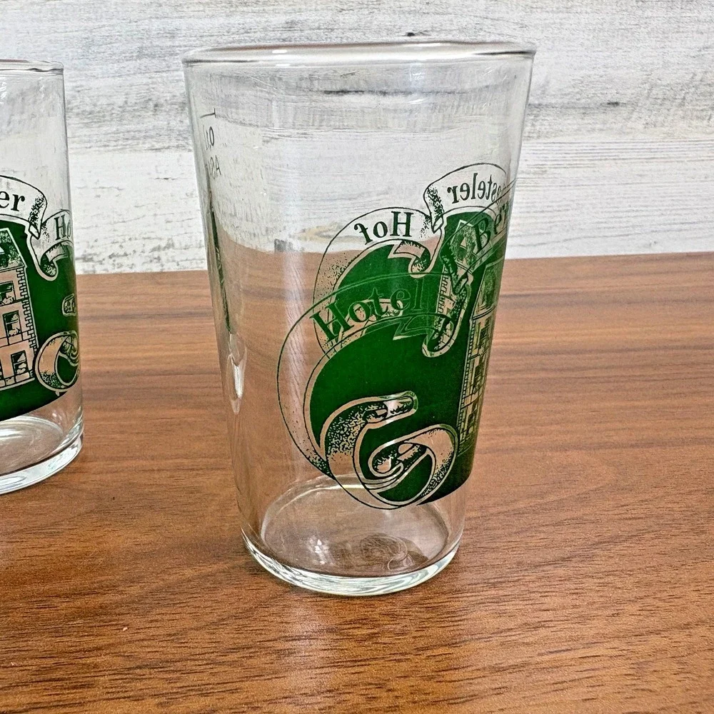 Vintage German Bernkasteler Shot Glasses Bernkasteler‎ Hof Lot of 3